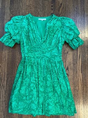 Endless Rose green mini dress